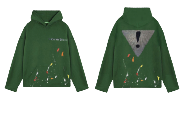Green Rhinestone Hoodies (Limited)