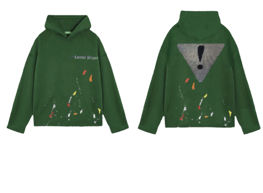 Green Rhinestone Hoodies (Limited)